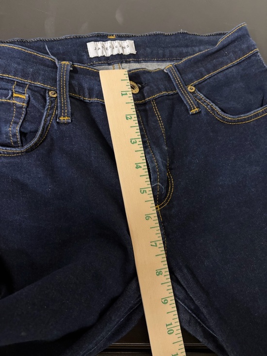 James Jeans Dark Indigo Skinny Jeans Stretch Denim Size 30 - Picture 7 of 7